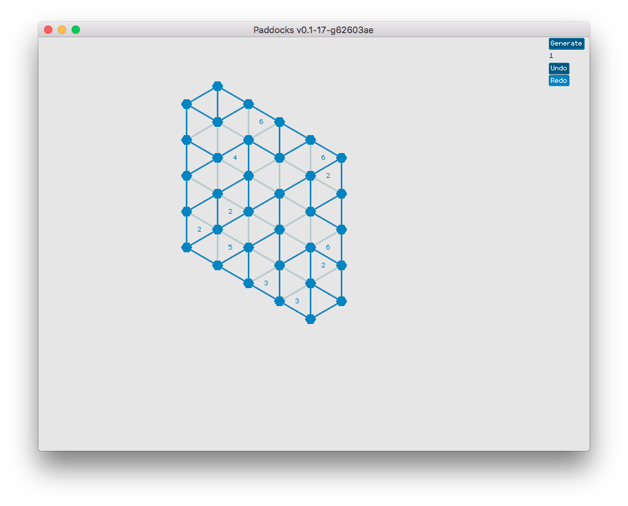 One of the earliest screenshots of Paddocks